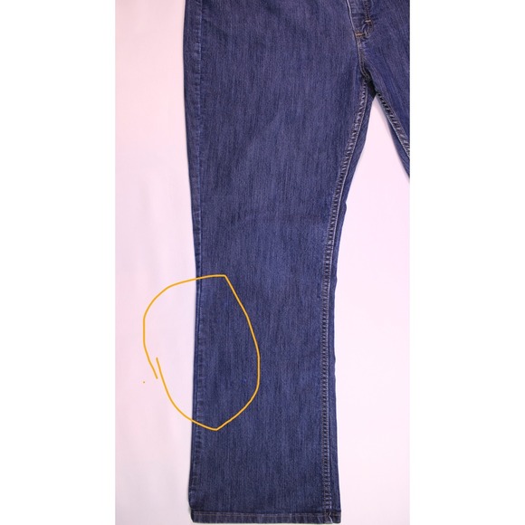 Lee Jeans Womens 18M Blue Riders Bootcut‎ Classic Western Stretch Fits38x30 - Picture 9 of 16